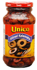 Kalamata sliced
